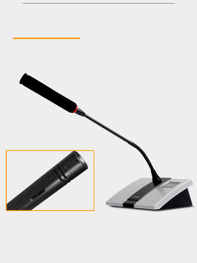 狮乐(SHILE) YW-6无线会议话筒系统 1台主机+1个主席机话筒+9个代表机话筒 大型会议多话筒解决方案-京东