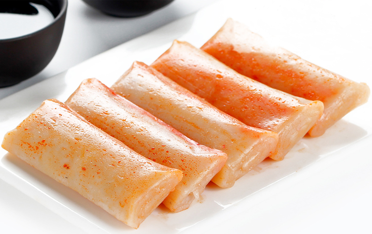 【海欣蟹柳500g香辣】海欣休闲零食肉干肉脯 手撕蟹柳香辣味400g/袋