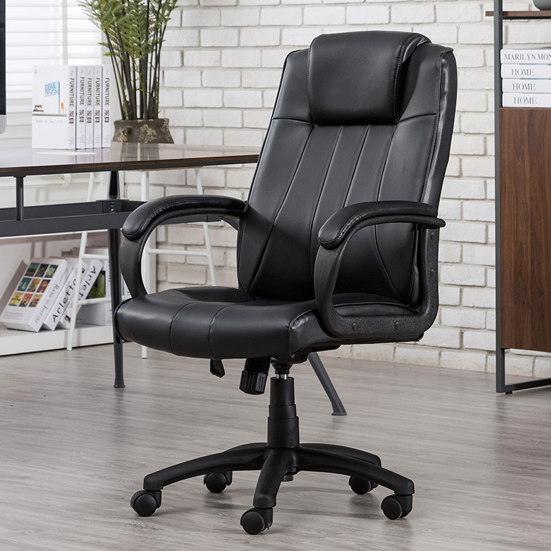Botai Computer Chair, Executive Chair, Office Chair, Swivel Chair, Staff Chair, Home Chair, Black Leather Chair 9230