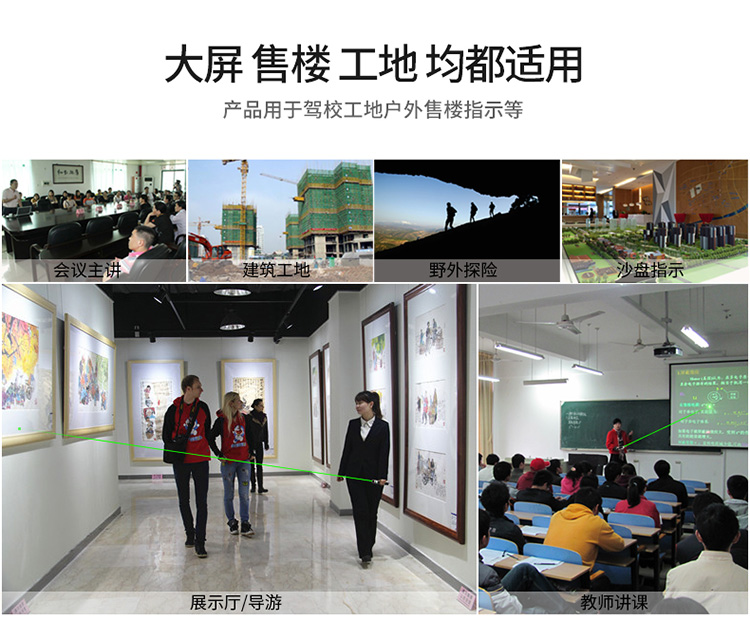 惠斯特（Whist）7219激光手电 激光笔 绿光指星 售楼沙盘指示笔-京东