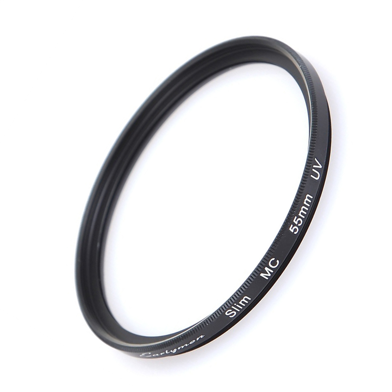 Earlymen 55mm UV Filter Protective Lens, Ultra-Thin 12-Layer Coated Filter for Mirrorless And DSLR Cameras, Compatible with Canon D5600/AF-P18 Kit, Sony 16-70Z/28