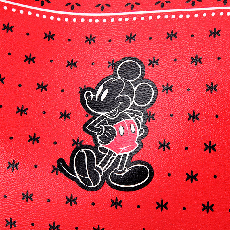 coach 蔻驰 奢侈品 女士 迪士尼系列红色pvc手提单肩双面托特包 f593