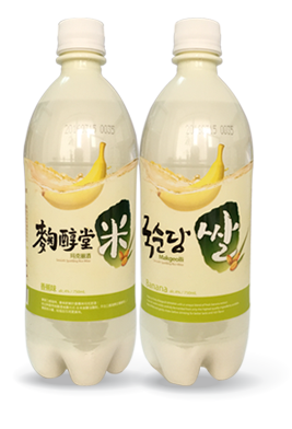 【京东超市】麴醇堂（KOOKSOONDANG）米酒 韩国进口玛克丽米酒（香蕉味）750ml*2瓶 连包-京东