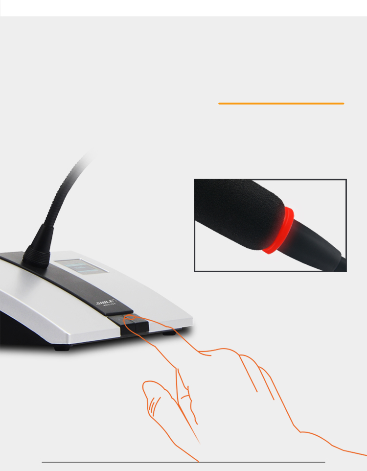 狮乐(SHILE) YW-6无线会议话筒系统 1台主机+1个主席机话筒+9个代表机话筒 大型会议多话筒解决方案-京东