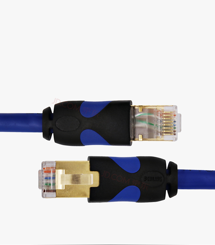 PHILIPS Cat7 Ethernet Cable 20m Dual Shielded 10Gbps Network Patch Cord for 10G Switch and Gigabit Network HD Surveillance SWA1820/93 8