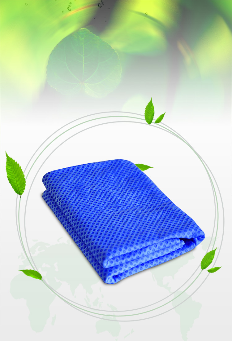 YUECAR Synthetic Chamois Leather Towel, Car Cleaning Cloth, Powerful Absorbent Car Drying Towel - Blue Large Size, 1 Pack 5