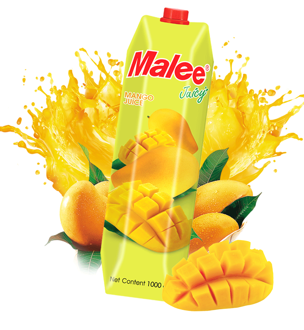 泰国进口 玛丽(malee)混合口味果汁饮料 1l*4瓶 整箱