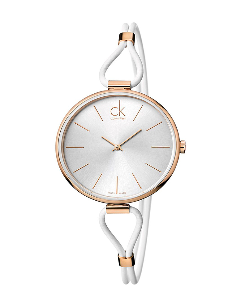 ck卡文克莱(calvinklein)手表slection系列女表条钉刻度三针石英表
