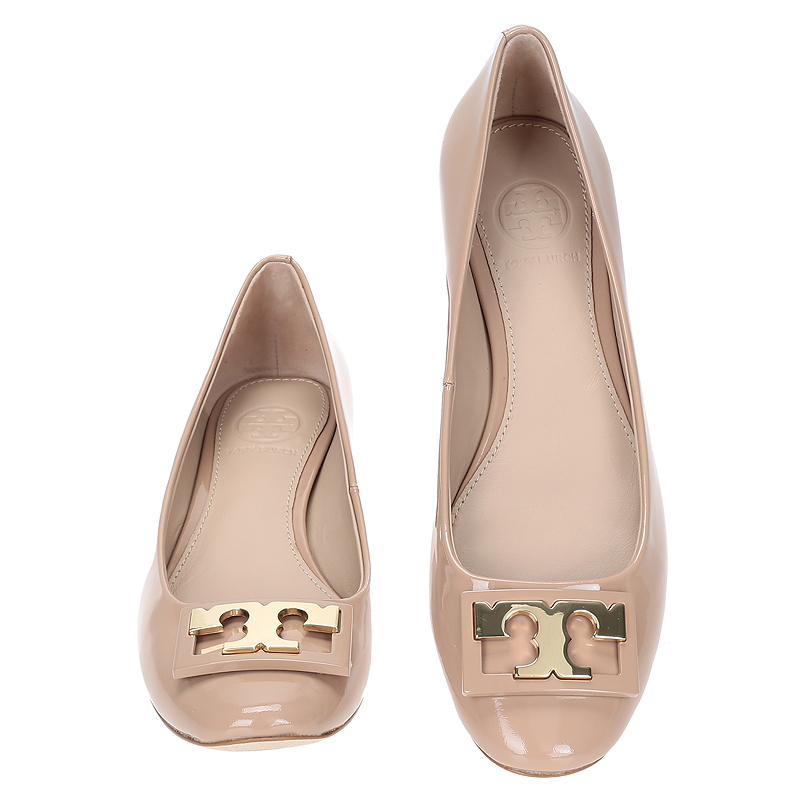 tory burch 托里·伯奇 女士淡橡木色牛皮低跟鞋 31435 251 5/35码