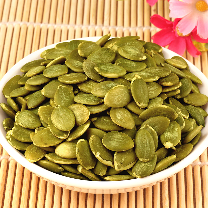 新边界 南瓜子仁500g/袋（1斤）坚果炒货零食 烘焙生南瓜子仁无壳