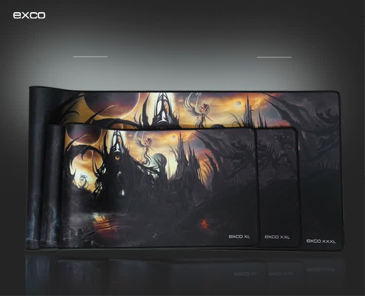 Should be cool cool EXCO gaming mouse pad oversized thick side of the edge of the edge of the package at the bottom of the anti-slip office console game mouse pad MSP028 XXXL God of War - Jingdong