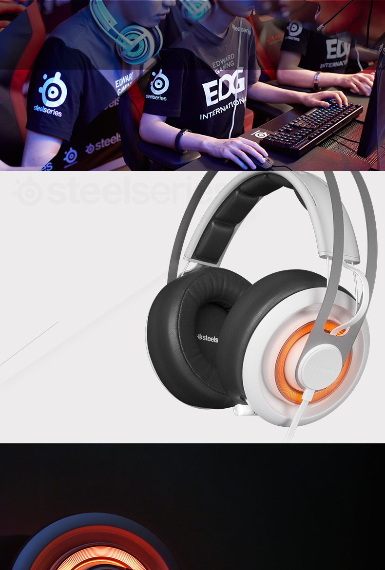 赛睿(steelseries)西伯利亚 650 耳机 白色-京东