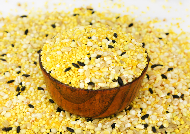 素养生活 五谷杂粮 有机八宝米550g-京东