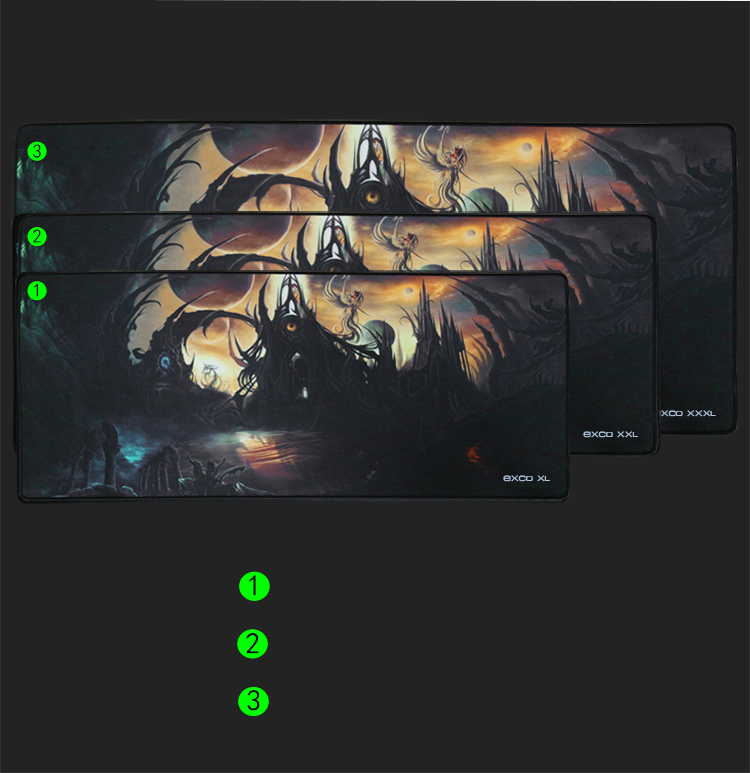 Should be cool cool EXCO gaming mouse pad oversized thick side of the edge of the edge of the package at the bottom of the anti-slip office console game mouse pad MSP028 XXXL God of War - Jingdong