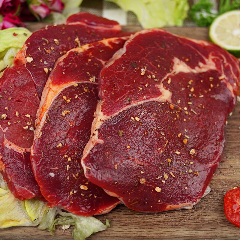 澳纽宝 澳洲超值手工静腌调理牛排组合1.62kg(10片)含酱包 礼盒套装