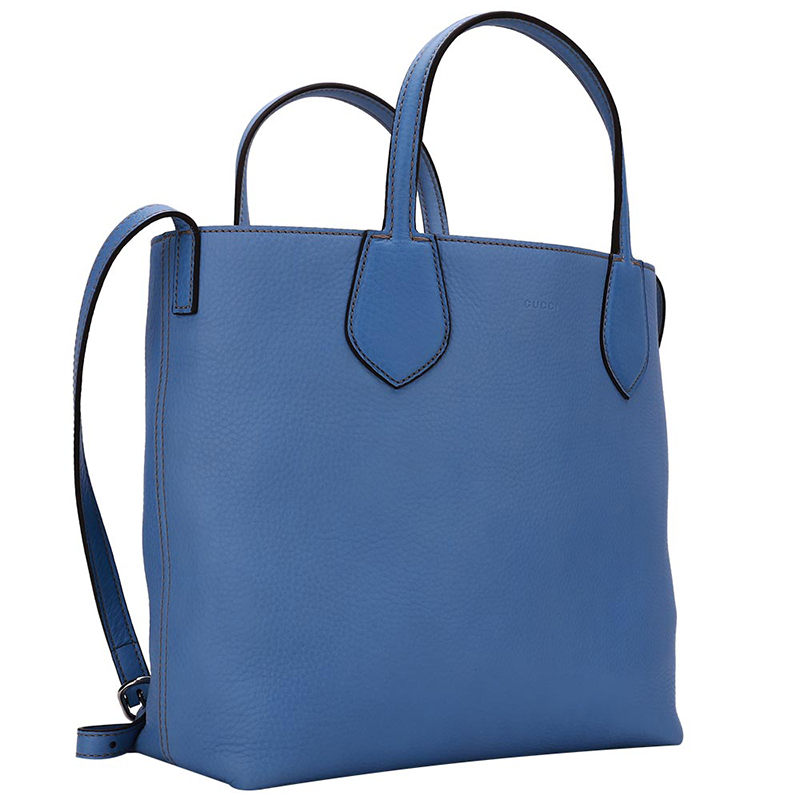 gucci 古驰 女士蓝色牛皮 单肩手提包 370825 a88fn 4561