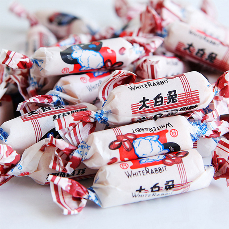 大白兔 红豆味奶糖227g约40颗 婚庆节日伴手礼喜糖礼物零食办公室小朋友