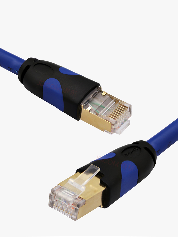 PHILIPS Cat7 Ethernet Cable 20m Dual Shielded 10Gbps Network Patch Cord for 10G Switch and Gigabit Network HD Surveillance SWA1820/93 7