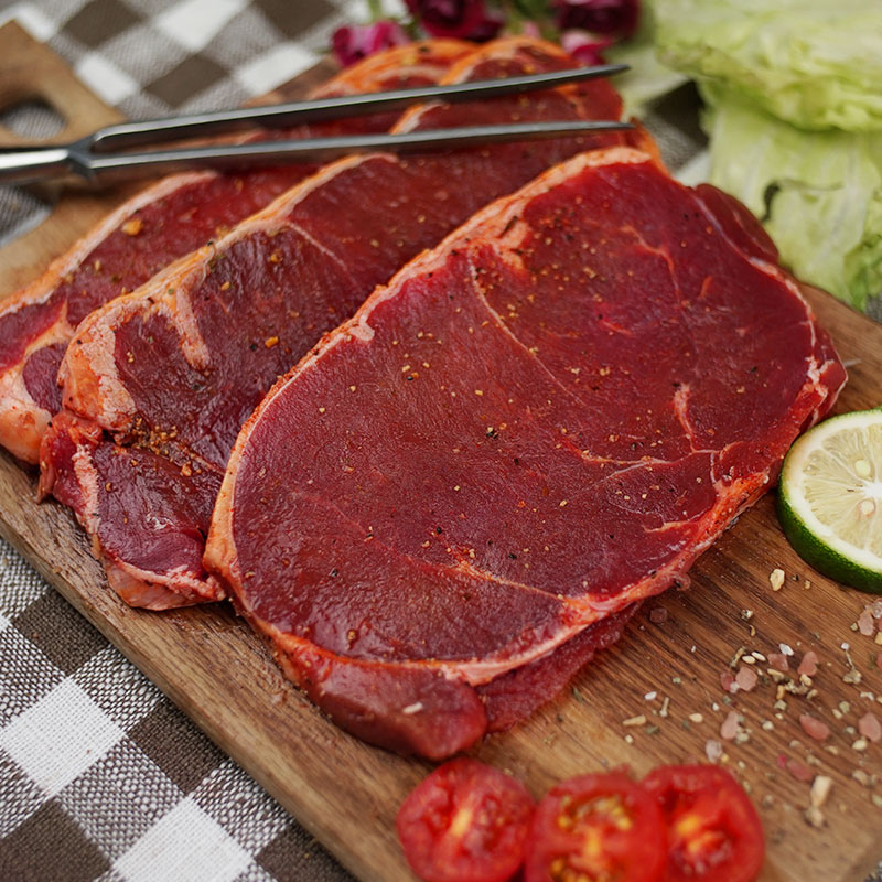 澳纽宝 澳洲超值手工静腌调理牛排组合1.62kg(10片)含酱包 礼盒套装