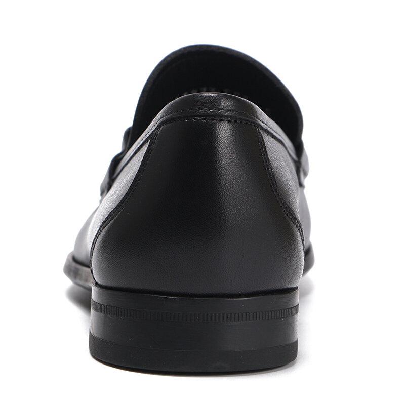 ferragamo 菲拉格慕 男士黑色牛皮平底商务皮鞋 0647705 9/43码