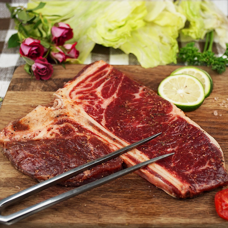 澳纽宝 澳洲超值手工静腌调理牛排组合1.62kg(10片)含酱包 礼盒套装