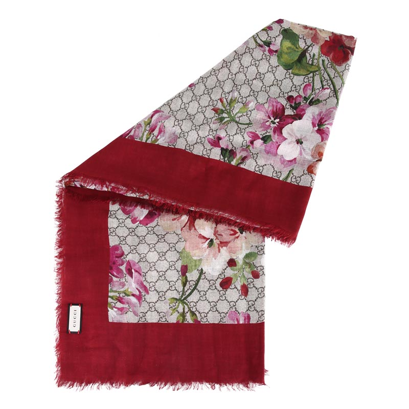 【古驰417424 3g856 6265】gucci 古驰 gucci丝巾 莫代尔纤维拼桑蚕丝