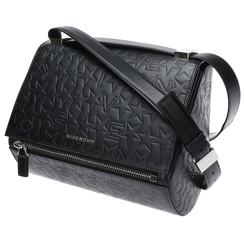 givenchy 纪梵希 女士黑色牛皮手提单肩斜挎包 bb05257407 001