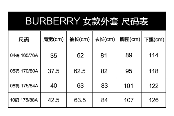 博柏利巴宝莉burberry女款新驼色羊毛直版剪裁牛角扣大衣3953063106码