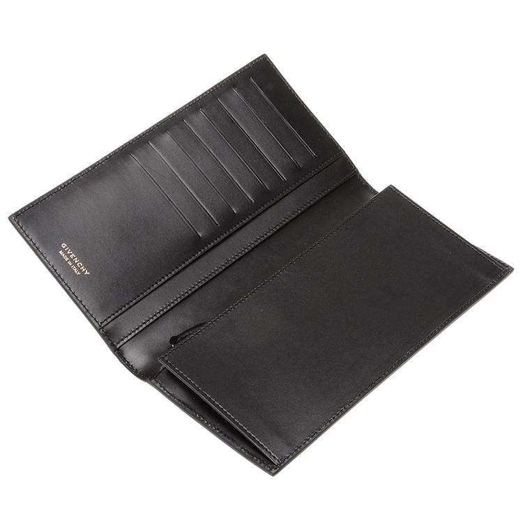 奢侈品 钱包 纪梵希(givenchy) givenchy 纪梵希 男士黑色牛皮长款