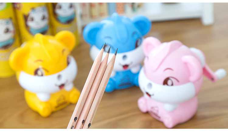 广博(GuangBo)自动进铅卷笔刀削笔器学生用品 快乐鼠随机XBQ97004-京东