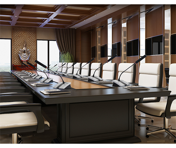 狮乐(SHILE) YW-6无线会议话筒系统 1台主机+1个主席机话筒+9个代表机话筒 大型会议多话筒解决方案-京东