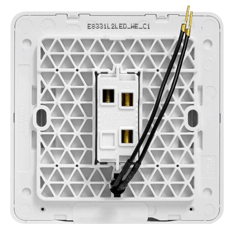 施耐德电气(schneider electric)开关插座 开关面板 带led灯一开双控