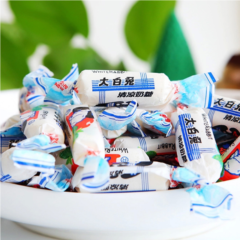 大白兔 清凉味奶糖227g约40颗 上海特产 节日礼物糖果 办公室分享零食