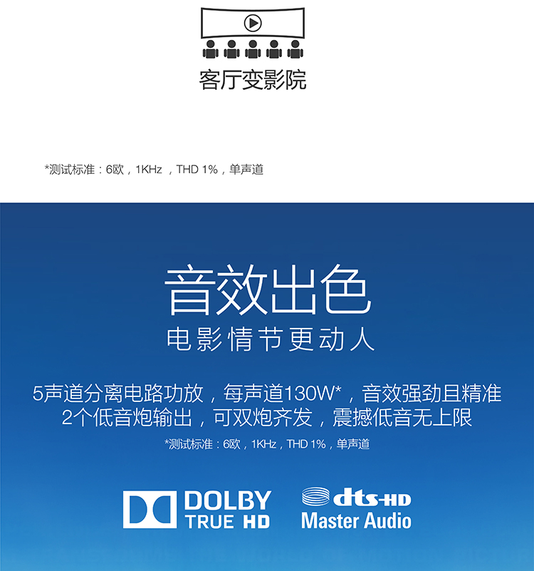 天龙（DENON）AVR-X540BT 音响 音箱 家庭影院  5.2声道AV功放机 支持 4K 杜比 DTS USB 蓝牙 黑色-京东