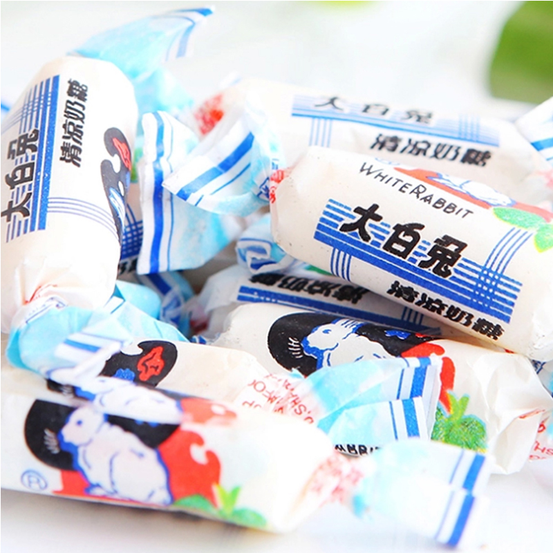大白兔 清凉味奶糖227g约40颗 上海特产 节日礼物糖果 办公室分享零食