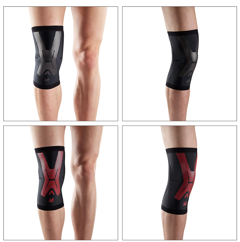 lp运动护膝轻量炫能户外登山跑步篮球膝关节护具 ct71银色.-京东