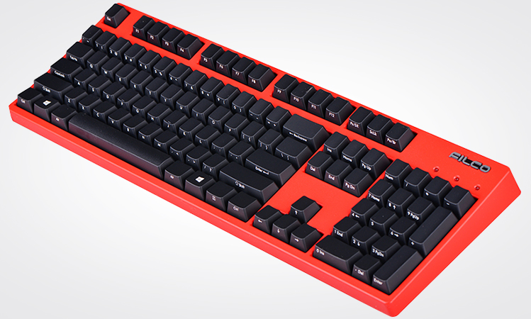 斐尔可(filco) fkbn104mrl/efr2「104忍者圣手二代」 机械键盘 红色