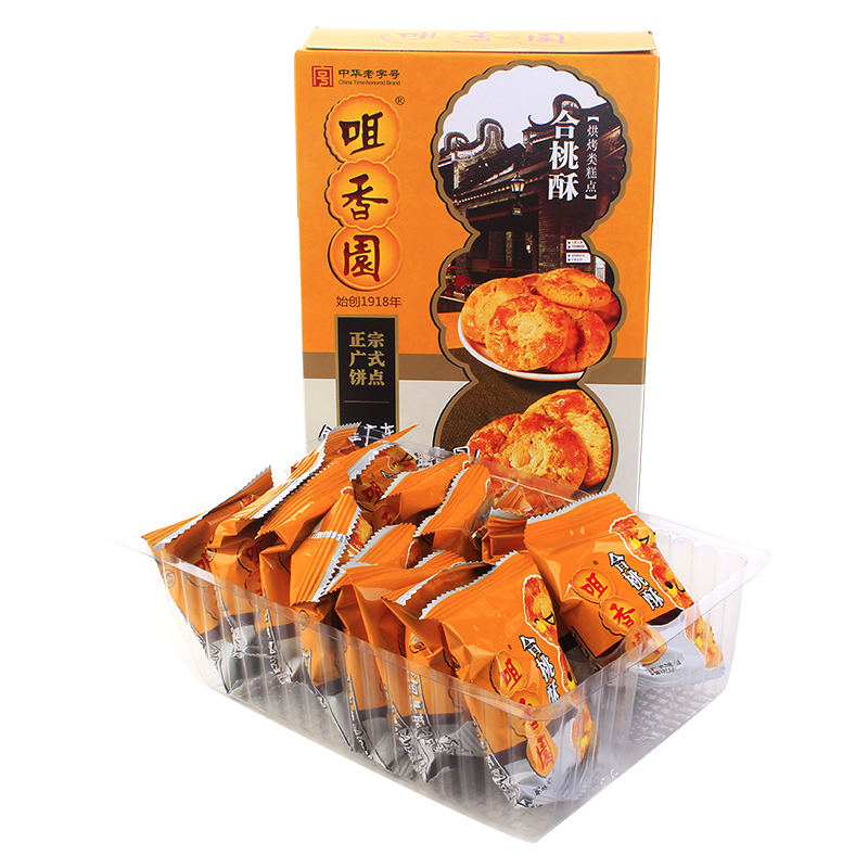 咀香园合桃酥180g广式特产饼干糕点心零食品