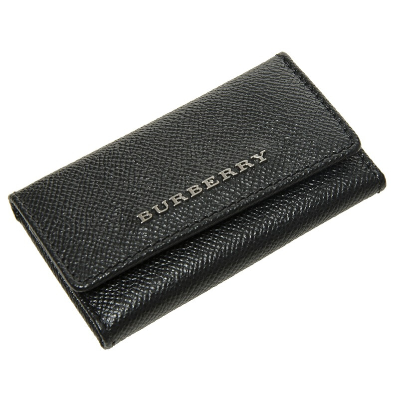 burberry 巴宝莉 男款london系列黑色牛皮钥匙包 38014991