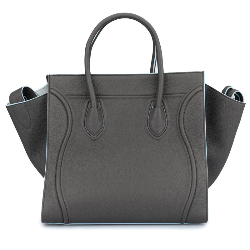 celine 赛琳 女士碳黑色牛皮笑脸手提包 169953 aaf 10an