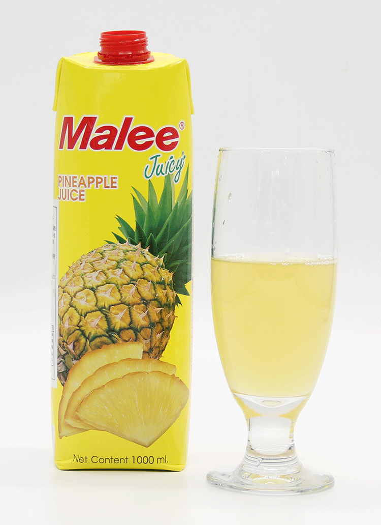 泰国进口 玛丽(malee)菠萝汁饮料 1l*4瓶 整箱