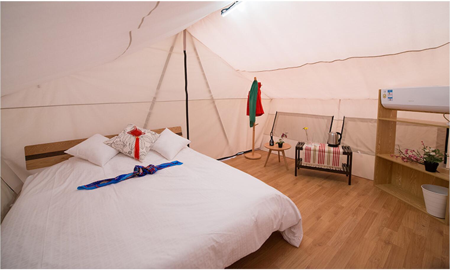 上海等4店通兑【住特色帐篷】2天1晚自由行套餐 宿帐篷 送烧烤 含门票