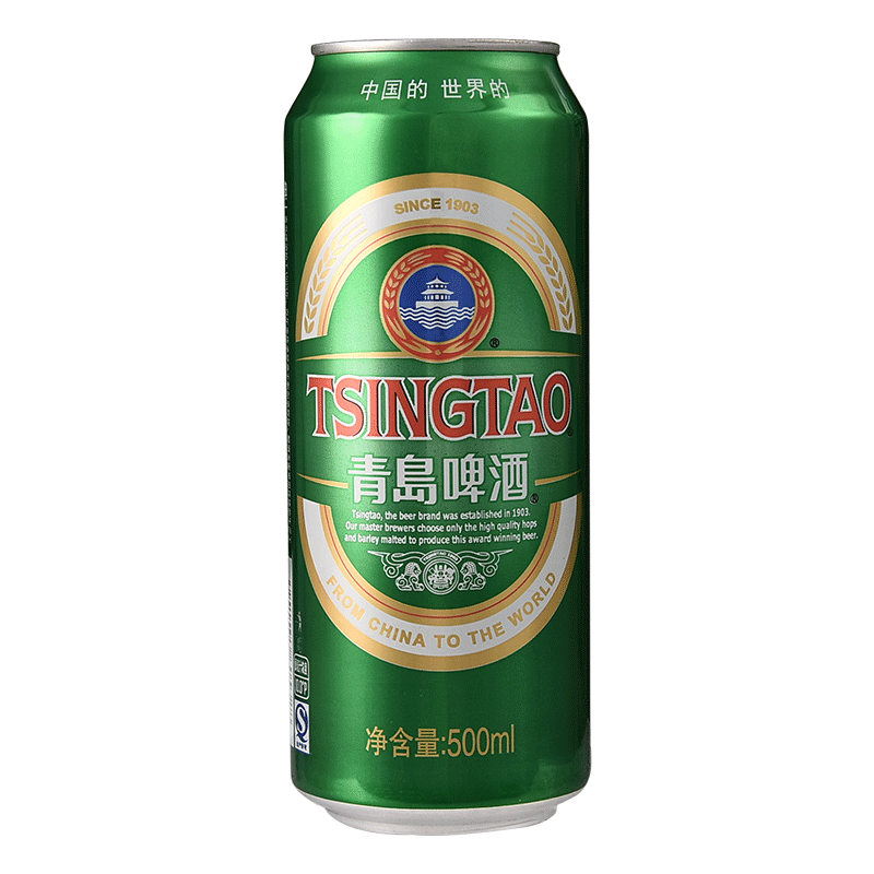 【京东超市】青岛啤酒(Tsingtao)经典10度500