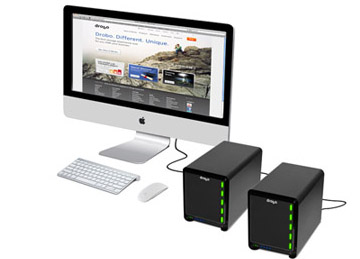 Drobo 5D 雷电2接口 BeyondRAID技术支持硬盘混插 5盘位DAS磁盘阵列-京东