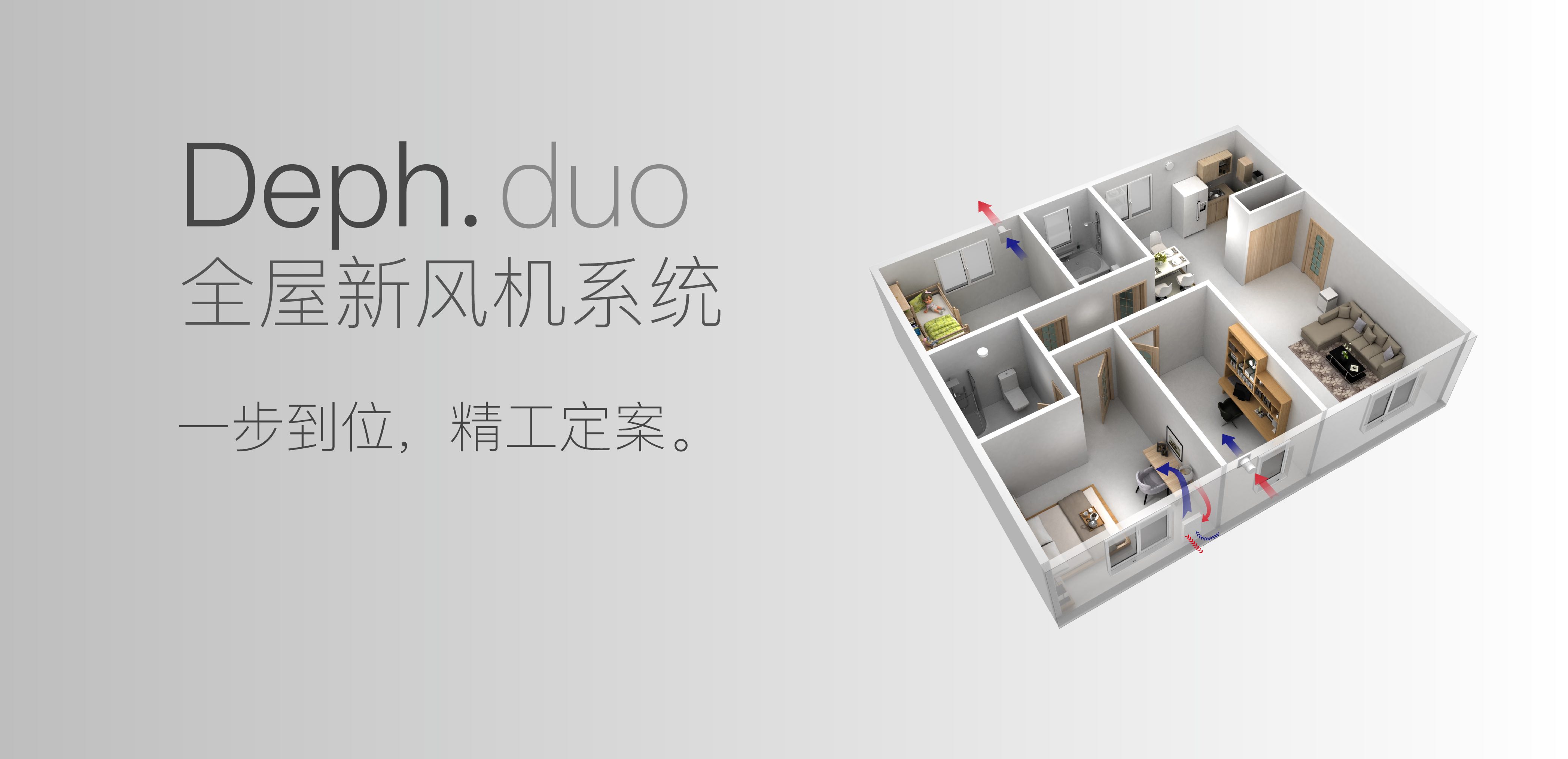 dephina德菲兰壁挂式新风机新风系统滤网dephduoaao六套