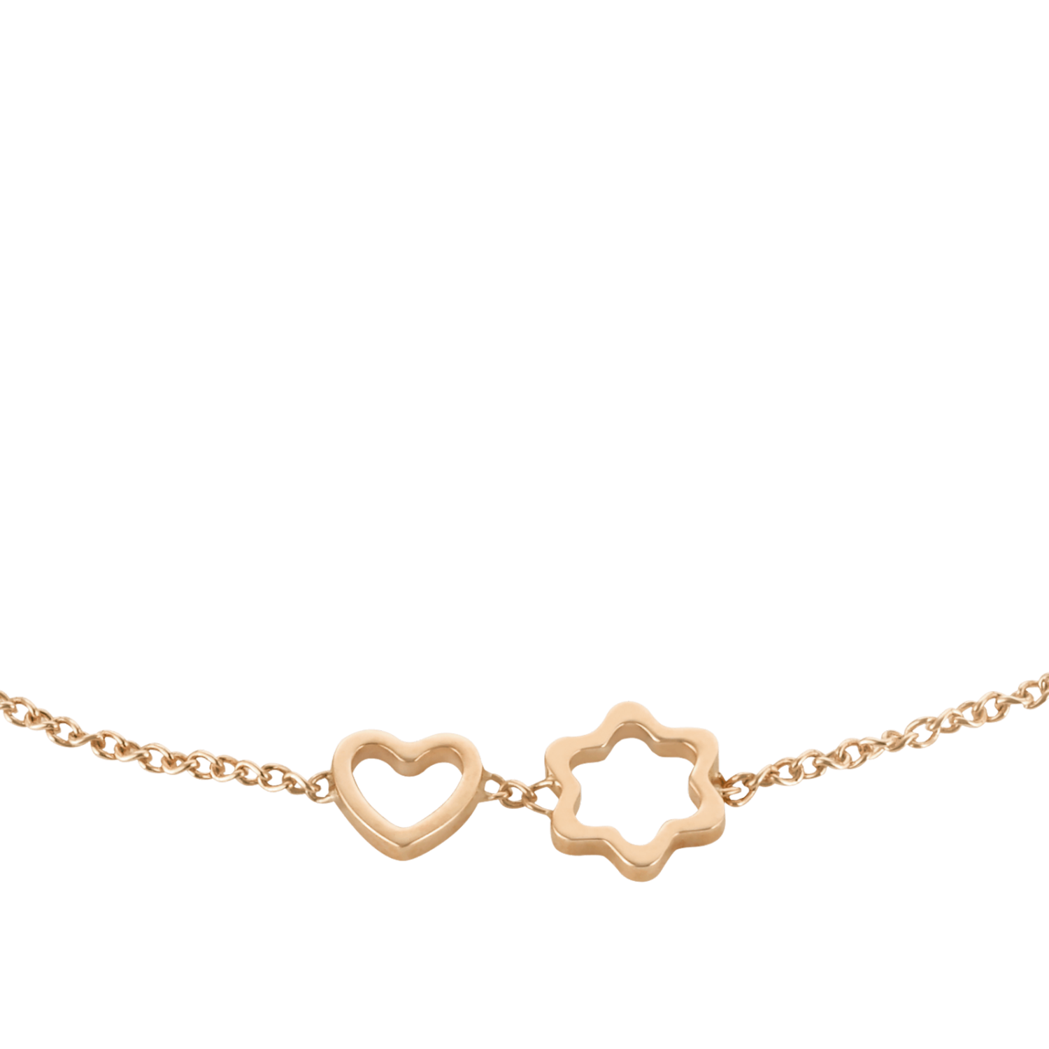 montblanc万宝龙18k玫瑰金标志心形手链105831-京东