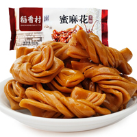 【京东超市】北京特产 稻香村 黑糖味蜜麻花103g-京东