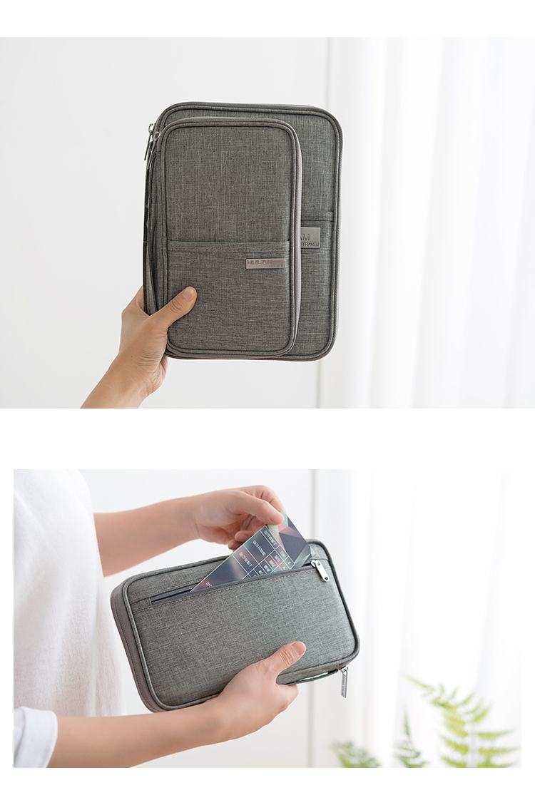 Youjialiangpin Anti-Theft Passport Holder, ID Document Holder, Travel Organizer Bag, High-End Wallet And Ticket Protector REII 8