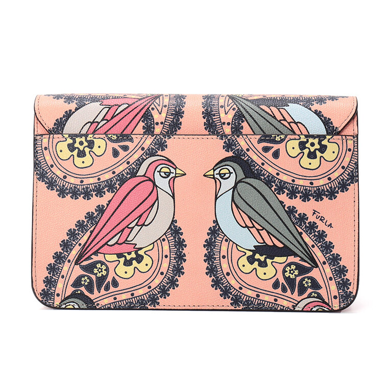 Furla METROPOLIS Women's Series Multicolor Bird Pattern