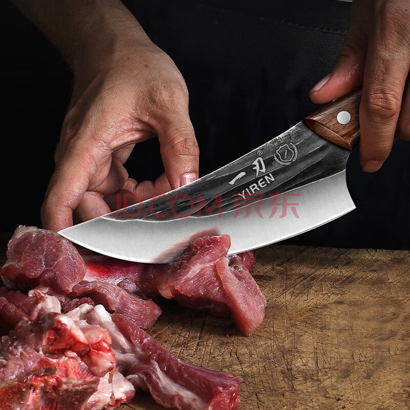 一刃(yiren)砍骨刀家用斩骨刀砍骨头加厚砍骨剁骨斧头剁肉屠夫剁骨头